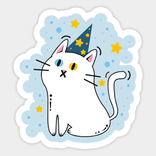 Magic Cat Sticker